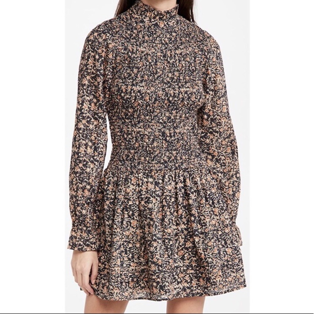 Cleobella Astrid mini dress in Dover eclipse